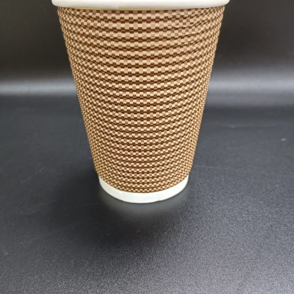 12oz Ripple-wall hot drink paper cup