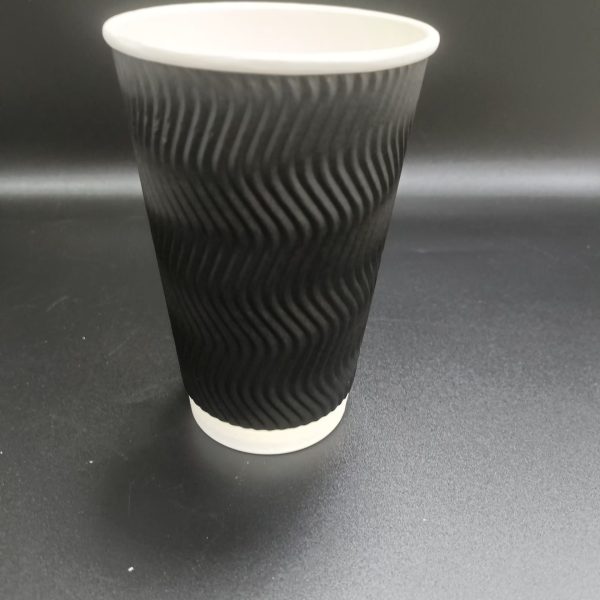 16oz Ripple-wall hot drink paper cup